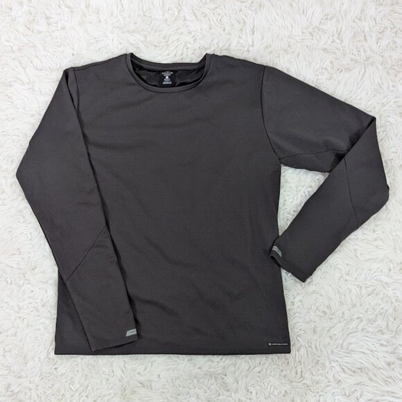 HOMI Base+ Double Layer Thermal Long Sleeve Tee - Space Gray - Men's Size Large - Picture 1 of 13